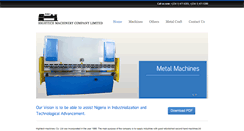 Desktop Screenshot of hightechmachinery.net